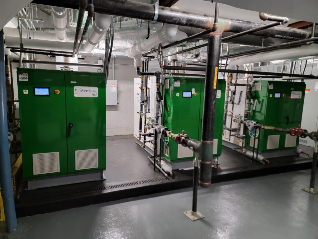Combined heat and power (CHP) system installed at 125 Broad Street by Unison Energy